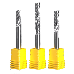 <span class=keywords><strong>CNC</strong></span> công cụ Router khắc bit xuống cắt cuối nhà máy trái spirial duy nhất sáo cuối nhà máy cho nhôm - Product Image 1