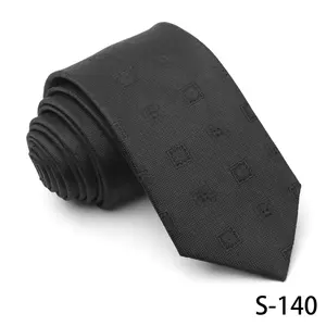 Shengzhou Tie Manufacturer Microfiber Ties OEM/ODM Custom Tie Wholesale 100% Polyester Necktie For Man Black