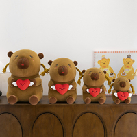 Peluche Capybara de Qualité Supérieure, Douce et Réaliste, Jouet en Peluche pour Décoration de Crèche, Cadeau de Fête, Livraison Rapide, Nouveau