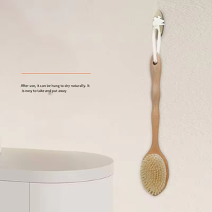 Suministro de fábrica, grado Industrial, 3 pulgadas de ancho, <span class=keywords><strong>20</strong></span> pulgadas de largo, fibra Tampico, guardabarros, cepillo para fregar, mango de madera blanca, cepillo de limpieza - Product Image 5