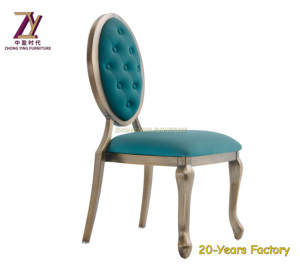 Sillas de comedor de aluminio modernas personalizadas para hoteles, escuelas, bodas, uso interior al por mayor con hebillas para banquetes - Product Image 2