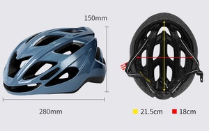 自行车头盔户外休闲透气公路自行车头盔 - Product Image 6