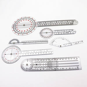 Set di righello in plastica misura ossea goniometro medico per fisioterapia - Product Image 3