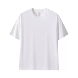 Custom 100% Cotton T Shirt OEM ODM Oversized Unisex Crew Neck Blank Short Sleeve <b>Tee</b> with Logo - Product Image 1