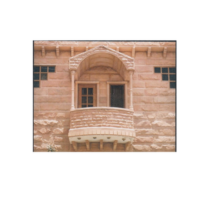 Grand cadre de fenêtre moderne en pierre de Jodhpur pour les cours, les grandes entrées, les salons, les bâtiments commerciaux, designs d'Inde - Product Image 3