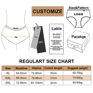 Culotte Brodé en Dentelle de Coton <span class=keywords><strong>Taille</strong></span> Haute <span class=keywords><strong>Grande</strong></span> <span class=keywords><strong>Taille</strong></span> UOKIN pour <span class=keywords><strong>Femme</strong></span>, 3XL, Fine, Teinte Unie, Vente en Gros - Product Image 6