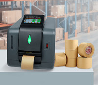 Nouvelle machine de découpe de ruban gommé activé par l'eau avec fonction de distribution, 100-240V 110W, largeur de revêtement 500mm, 10-50m/min, pour boîtes en carton