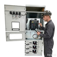 Tableau de distribution électrique basse tension 380V en gros, coffret de commande, 6 prises de courant 10A-630A