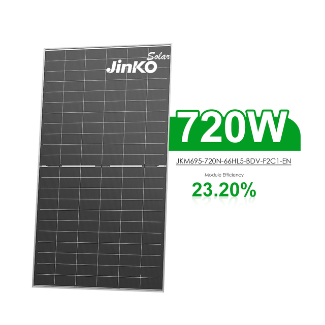 For N Type PERC HJT Bifacial Solar Panels 695W-720W Mono PV Power Modules