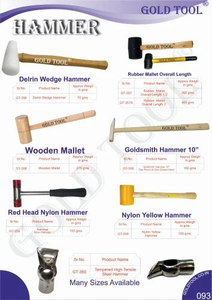 Martillo de joyería, herramienta dorada - Product Image 3