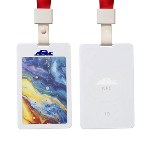 Badge numérique NFC E-Ink en PVC de 3,6 pouces, 6 couleurs, sans batterie, avec mise à jour d'applications, pour le bureau, la technologie, les cadeaux, l'école, les employés - Product Image 6