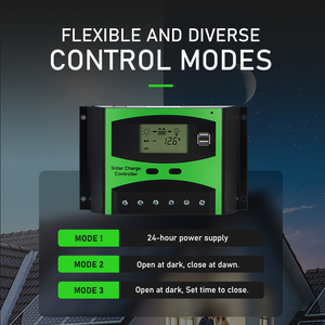 GCSOAR Fabricant de système solaire Panneau Pv Batterie Régulateur intelligent Mppt Contrôleur de charge solaire 20A 30A 40a 60A mini - Product Image 5