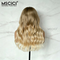 Perruque Lace Front en Cheveux Vierges Brésiliens Premium avec Dentelle HD Transparente, Blond Platine, Longue, Prête à Porter