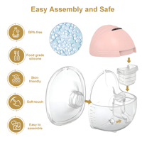 Tire-lait portable mains libres S21, 150-180 ml, grande aspiration, faible bruit, certifié, tire-lait portable