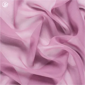 Hot Sale Seiden chiffon für Kleidung 100% natur seide Stoff Chiffon 6MM 140CM kunden spezifischer Druck Seidenstoff