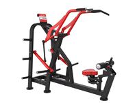YL-AL001 Equipo de gimnasio comercial para entrenamiento de fuerza de pecho y espalda, máquina de remo con carga de placas y función de tracción alta, de acero