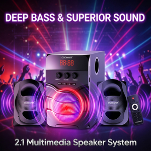 Altavoces Profesionales RGB <span class=keywords><strong>para</strong></span> <span class=keywords><strong>PC</strong></span> <span class=keywords><strong>Gamer</strong></span>, Sistema de Sonido Activo 2.1 con <span class=keywords><strong>Subwoofer</strong></span>, Bajos Potentes, <span class=keywords><strong>para</strong></span> Computadora Portátil - Product Image 3