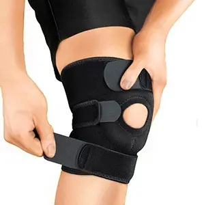 関節炎の痛み、怪我の回復、ランニング、ワークアウトのための調整可能な圧縮膝膝蓋腱サポートブレース