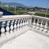 Moules à balustres en plastique ABS résistant Reazone RZCL 95 cm pour la coulée sur site de balustres en béton décoratifs