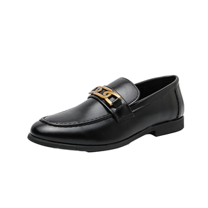 2026 PU Loafers Breathable Slip-On <b>Dress</b> Shoes for Men Comfortable Design Spring Summer Autumn - Product Image 1