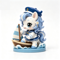Figurine de collection personnalisable en PVC Sky Sailor Horse, boîte mystère 9 cm, jouet promotionnel, cadeau, collection d'objets d'art