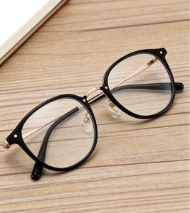 กรอบ<span class=keywords><strong>แว่น</strong></span>ทรงกลม ลายเรียบง่าย สไตล์เรโทร น้ำหนักเบา สวมใส่สบาย แฟชั่น <span class=keywords><strong>แว่น</strong></span>สายตา กรอบใหญ่ เลนส์ใส <span class=keywords><strong>ขา</strong></span>ยส่ง - Product Image 2