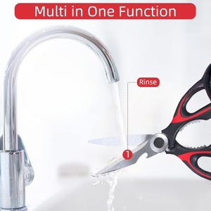 Ciseaux de cuisine ultra-affûtés en acier inoxydable robuste, ciseaux utilitaires multifonctionnels - Product Image 5