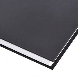 Basics Professional Journal Custom Printed Leather Cover 100 <b>Sheets</b> <b>Black</b> Hardcover Notebook-Gift - Product Image 2