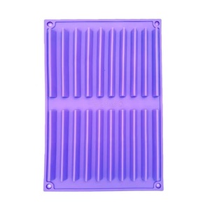 Moules en silicone pour chocolat et glace, sans BPA, de qualité alimentaire, résistants à la chaleur, antiadhésifs, 20 trous, mini barres rectangulaires - Product Image 4