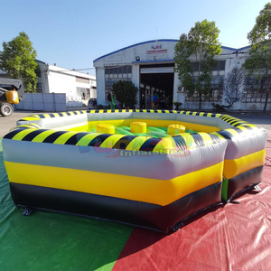 Outdoor carnival party interactive sports melting down <b>games</b> <b>inflatable</b> wipe out challenge - Product Image 2