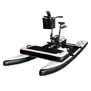 Opblaasbare 2 Persoons Pvc Waterfiets Blauw Custom Logo Outdoor Pedaal Boot - Product Image 6