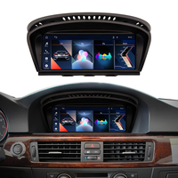 LELV Écran tactile IPS 10,26 pouces sans fil CarPlay & Android Auto Linux pour lecteur multimédia de voiture pour BMW Série 5 E60/E61/E63 2005-2010