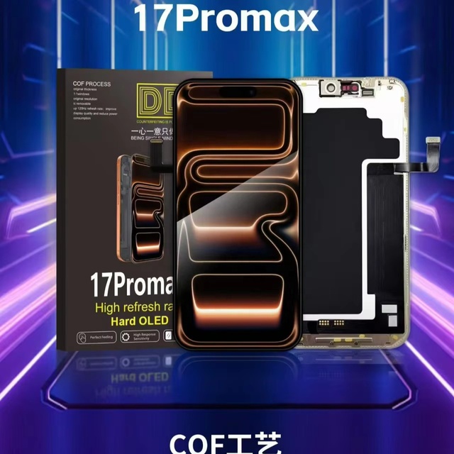 Original Soft OLED for DD iPhone 17 PROMAX 12 PRO 13 14pro 15 PRO Max 16 Touch iphone Screen Lcd Display for Repair Replacement