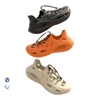 Sandales monobloc en EVA pour hommes, sabots futuristes ajourés style Techwear, chaussures de plage respirantes à enfiler, rehaussantes, été, logo personnalisé