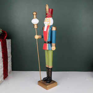 Di trasporto del nuovo Creativo Regali Di <span class=keywords><strong>Natale</strong></span> di Legno Schiaccianoci Artigianato Fatti A Mano Colorato Disegno o Modello Schiaccianoci - Product Image 3
