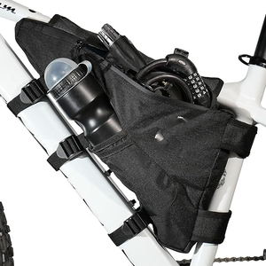 Échantillon gratuit Sac de cadre en polyester étanche pour vélo Kit d'outils pour VTT Sac à faisceau avant Batterie - Product Image 6