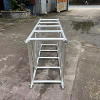 Estructura de Aluminio Cuadrada para Exhibición, Truss de 4 Puntos 620x900mm para Exteriores, Eventos, Fiestas, Conciertos, DJ