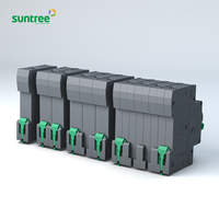 Dc solar mcb 4 phase 2 pôles dc 1000v 20a b c d courbe c32 c63 mini disjoncteur miniature