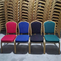 Chaise de banquet Napoléon noire de haute qualité pour événements intérieurs et extérieurs Fort Party Mariages Tables à manger-Chaises rembourrées pour événements d'église