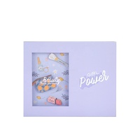 Vente en gros de nouveaux boîtes-cadeaux de luxe pliables avec logo personnalisé avec fenêtre en PVC