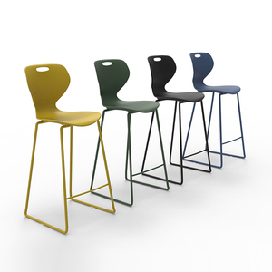 Modern Durable Plastic Fixed <strong>Height</strong> Bar <strong>Stool</strong> for Kids Home Office Hospital Living Room Outdoor Workshop Dining <strong>Counter</strong> <strong>Height</strong> - Product Image 3