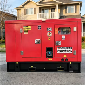 Générateurs de secours silencieux refroidis par eau 80 kVA 500 kW triphasés avec alternateur sans balais en cuivre pur pour usage industriel - Product Image 1