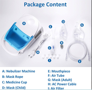 Nebulizador Pequeño de Compresión para Uso Doméstico, Nebulizador Médico para Niños, Alivia la <span class=keywords><strong>Tos</strong></span> y el Espeso Secreto Respiratorio, Atomizador Familiar - Product Image 3