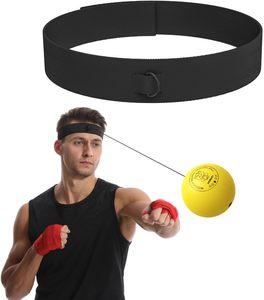 Ensemble de balles de boxe avec bandeau, balles de frappe pour la réactivité, l'agilité, la vitesse de frappe, l'entraînement des compétences de combat, balle de réflexe de boxe - Product Image 6