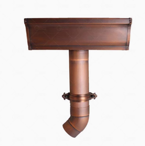 Gouttière moderne en aluminium coloré et revêtu pour villa - Product Image 1