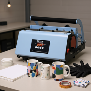 Presse à chaud Vevor pour tasses et gobelets de 11 à 30 oz, équipement de transfert par sublimation - Product Image 2