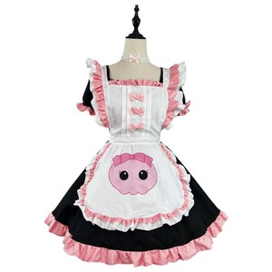 Kuromi Cute Maid Costume Plus Size Cosplay Outfit Fresh Sweet Style Anime Role Play Dress Spring 2024 - Product Image 4