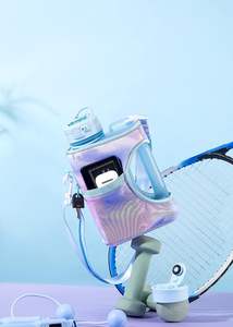 <span class=keywords><strong>2.2</strong></span> litre (74 ons) su şişesi kaplı saman ve Chug kapak BPA ücretsiz kullanımlık spor sürahi kolu ile - Product Image 6