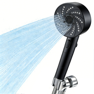 Set Doccia per Bambini e Neonati con Filtro, Design 2026, <span class=keywords><strong>Soffione</strong></span> Pressurizzato con Finitura Nera - Product Image 2
