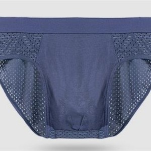 Men's High Quality Modal XXL Ice Mesh Briefs Breathable Summer Thin Cross-Border Triangle <b>Boxer</b> Shorts Knitted Underwear - Product Image 1